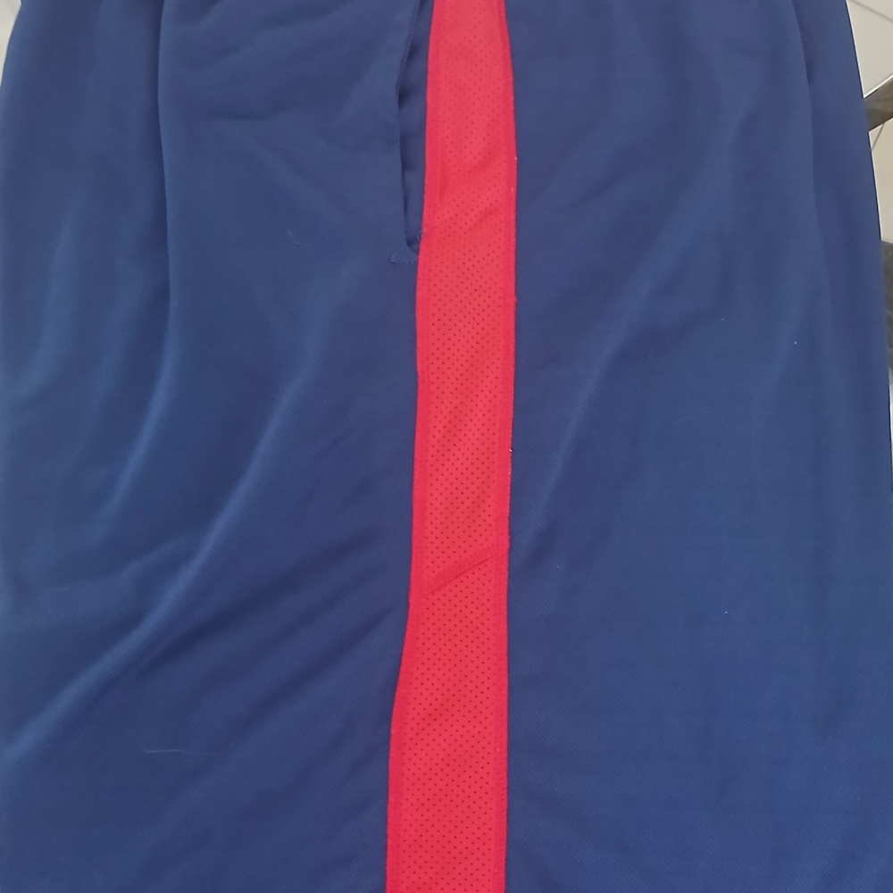 Liberty Pro Athletic Shorts Blue with Red Stripe